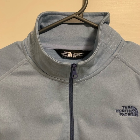 The North Face Blue Fitted Zip-up Sweatshirt - Picture 3 of 4